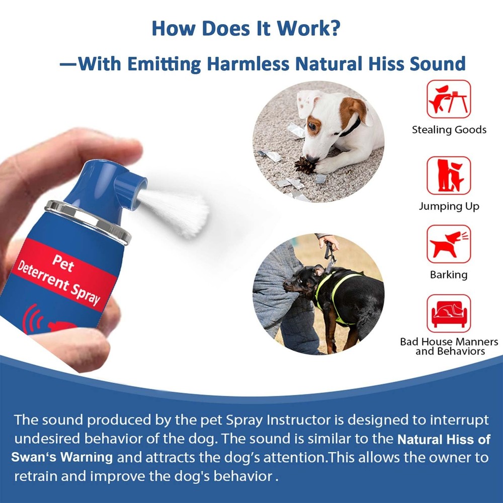 Corrector Spray Dog Trainer, 75ml Pet Instructor Spray for Dog, Humane Effect...