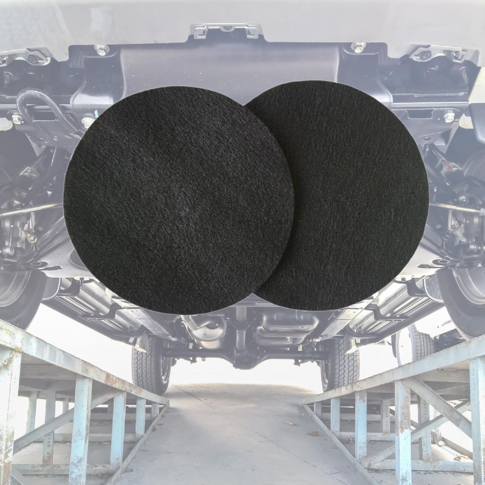 2Pcs Oil Drain Splash Pads Multipurpose Polyester Replacement Oil Change Mat