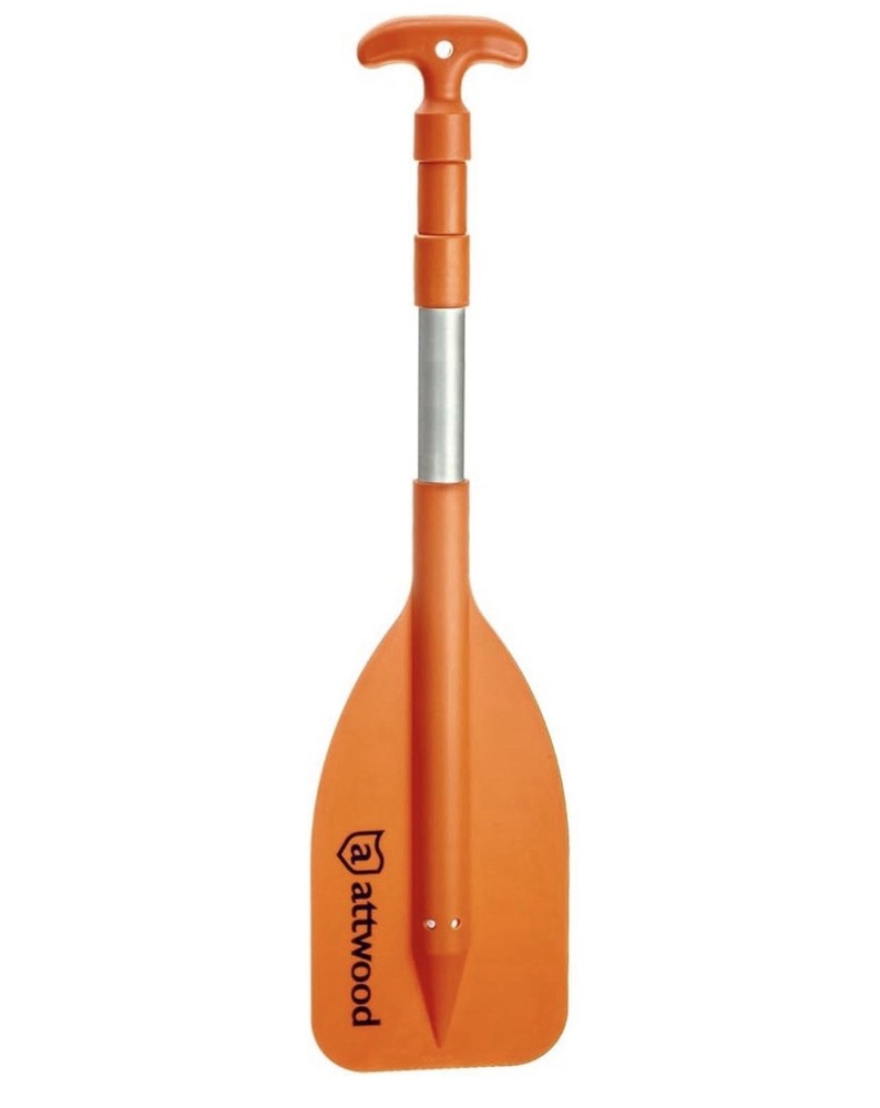 Attwood Emergency Telescoping Paddle for Boating, Orange