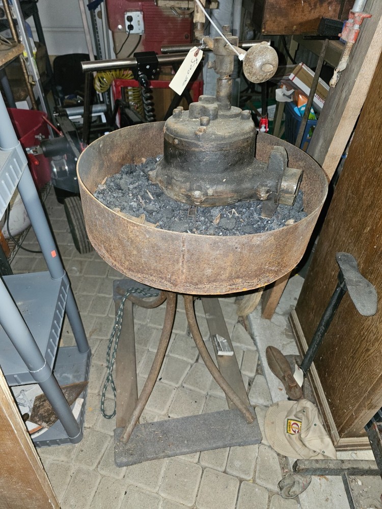 Candy-otto 1075 forge blower blacksmith furnace