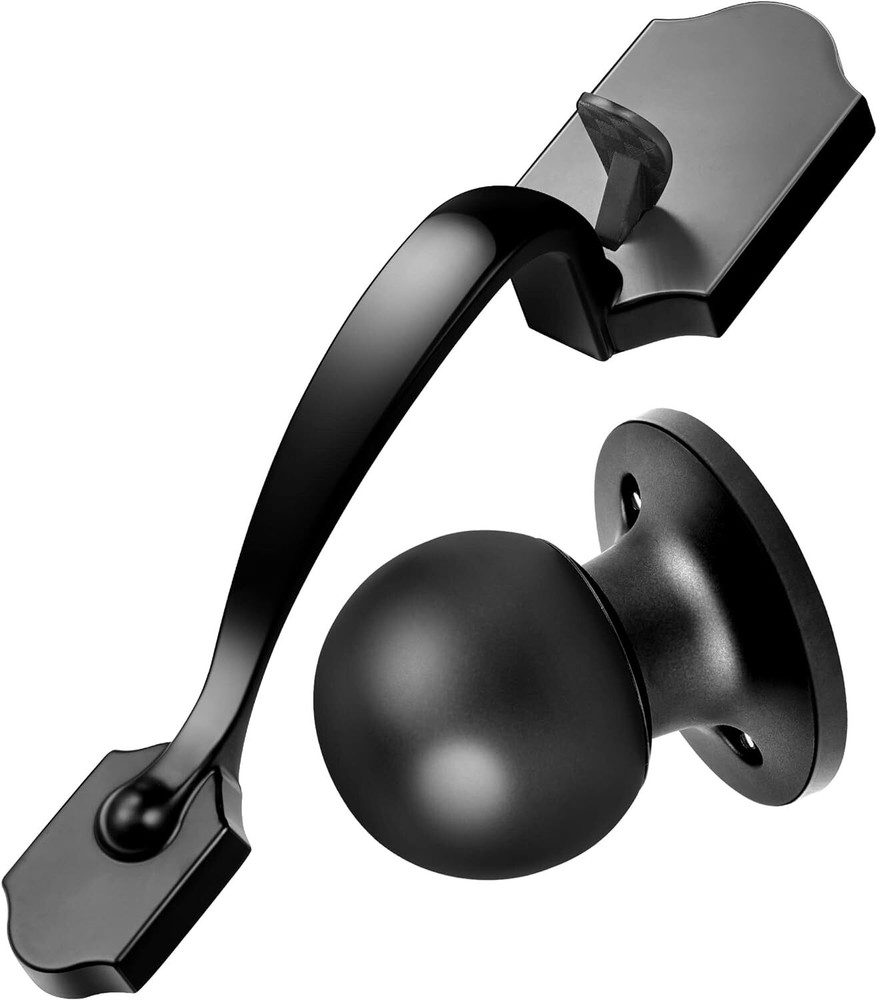 Door Handle Sets Double Front Door Handle Set With Door Knobs Matte Black Double