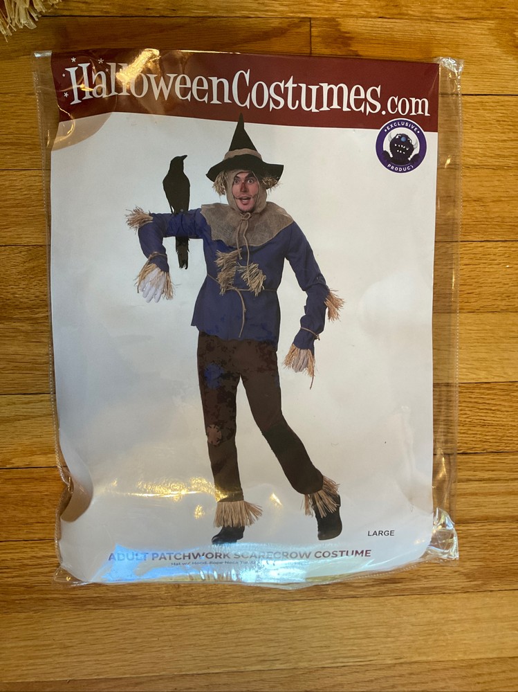 Adult Patchwork Scarecrow Costume