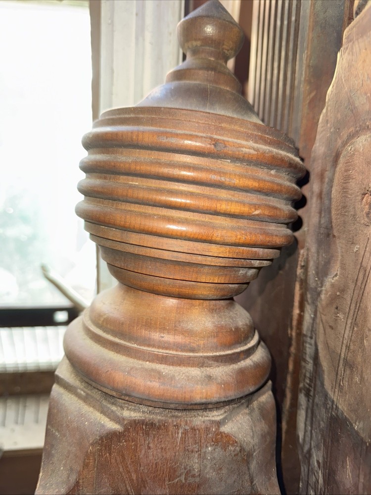 3 Antique Mahogony Staircase Banisters