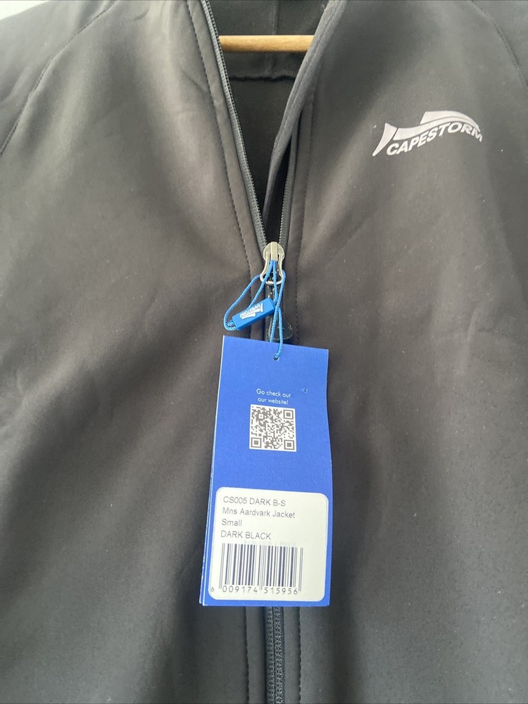 Capestorm Softshell Jacket Men’s Aardvark Coat Small Black Entropy