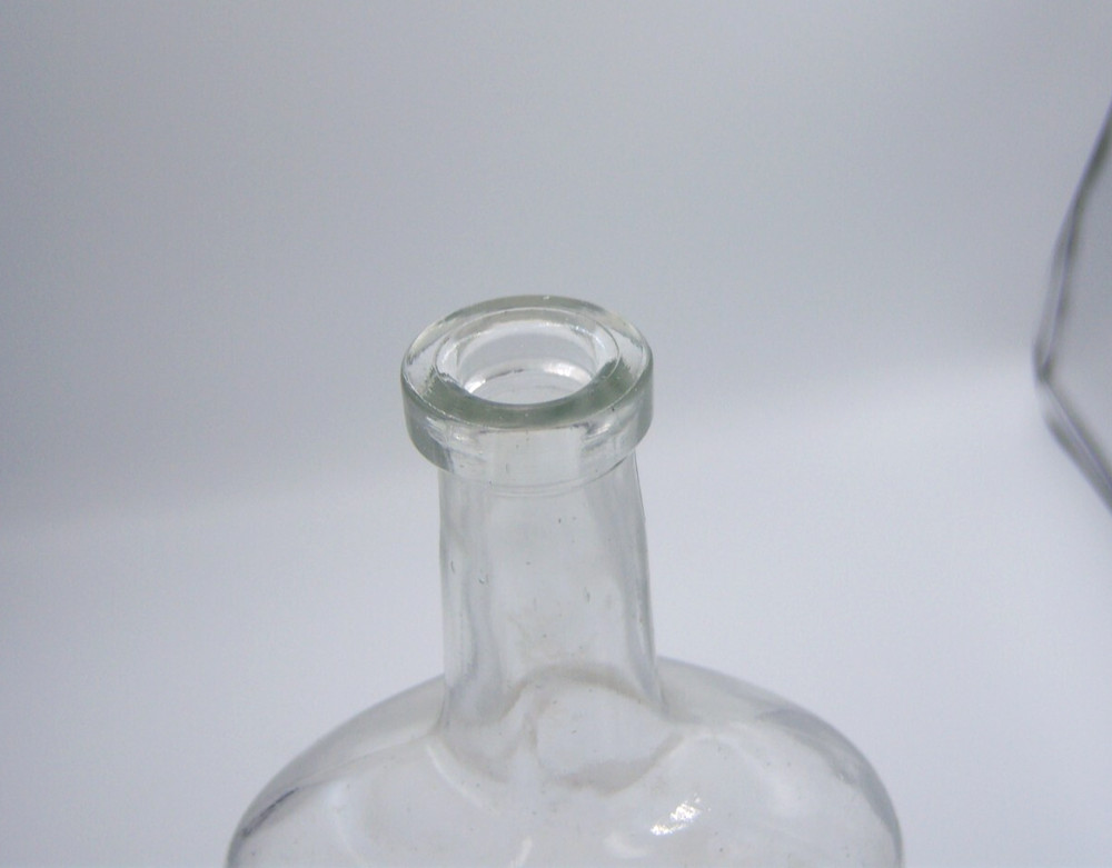 PA2 - Dr Traeger's Great BUG killer West Scranton Pa 9" EMPTY Clear Bottle