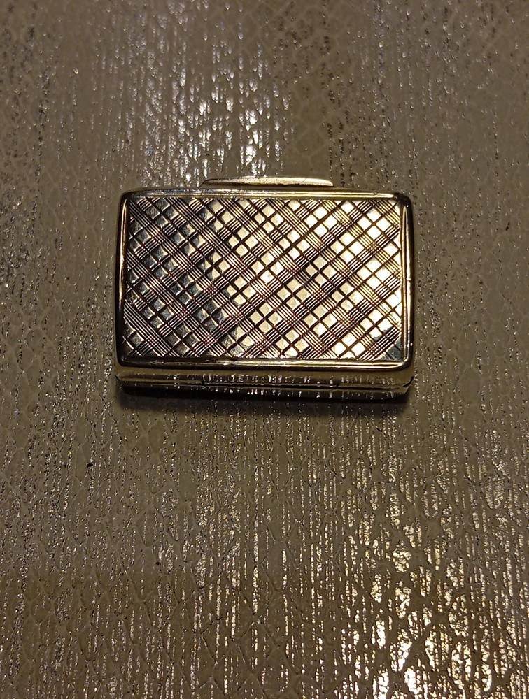 Solid Silver Vinegrette, Early Victorian 1844 Francis Clark Birmingham.