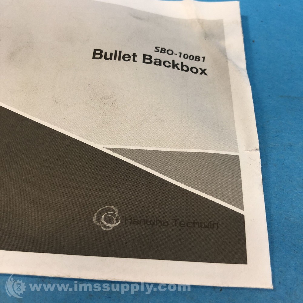 Hanwha Vision America SBO-100B1 Back Box FNFP