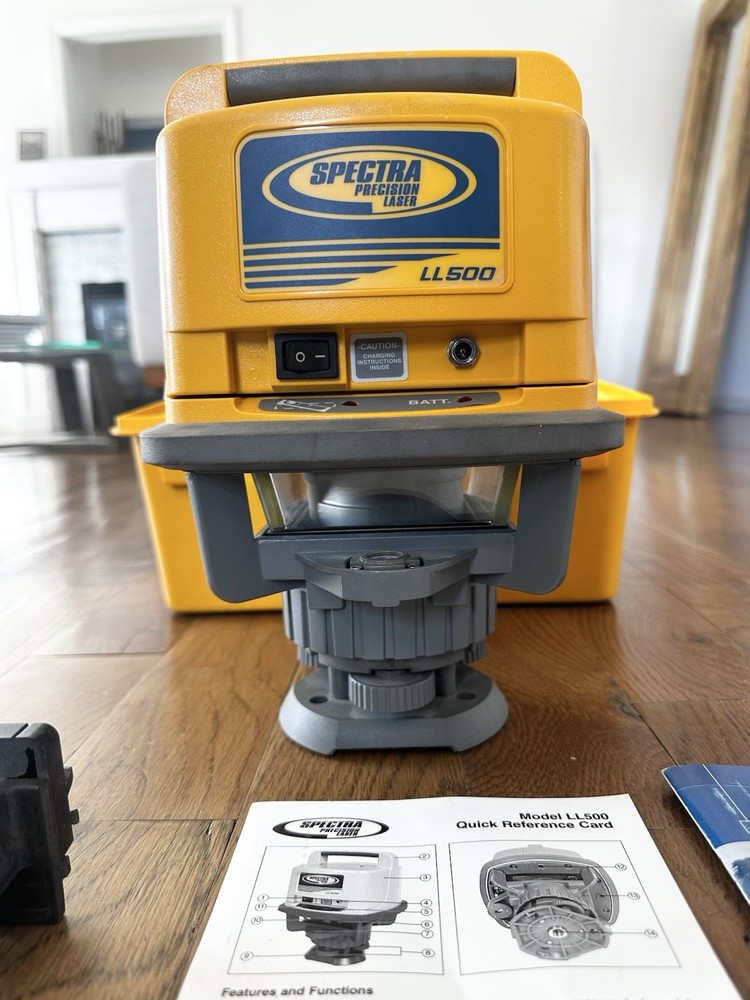 Trimble Spectra LL500 Precision Laser Level With HR500 Receiver- Tested