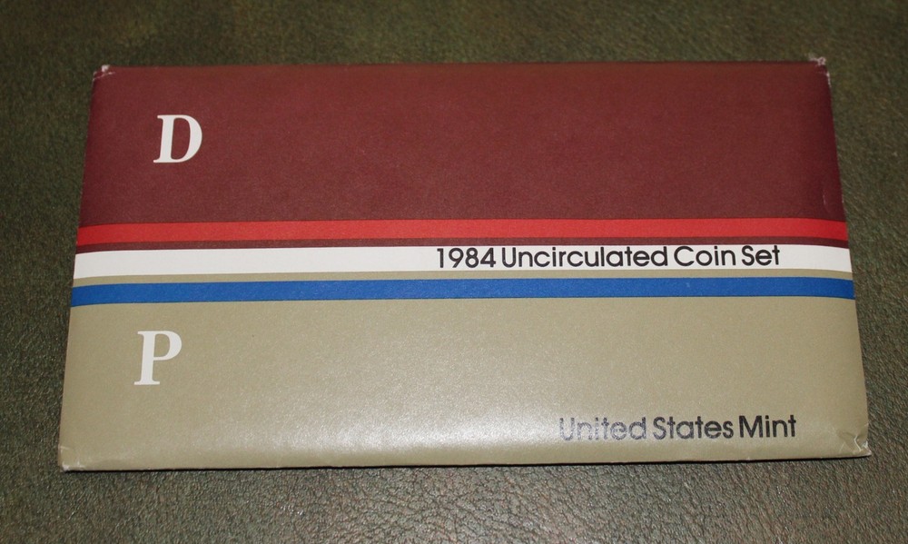 1984 Uncirculated P&D Mint Set in original envelope with COA & Insert