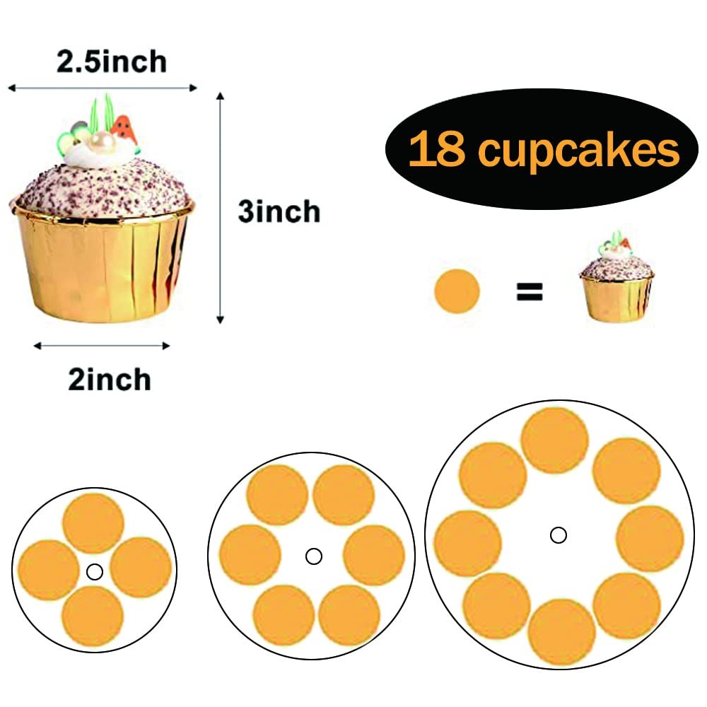 Barelove 3 Tier Plastic Cupcake Stand, Cake Display Tiered Serving White