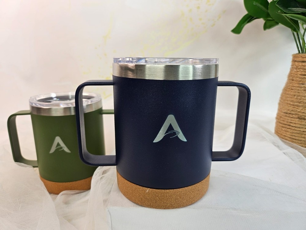 Parkinson's Mug / Cup - Double Handle & Insulated