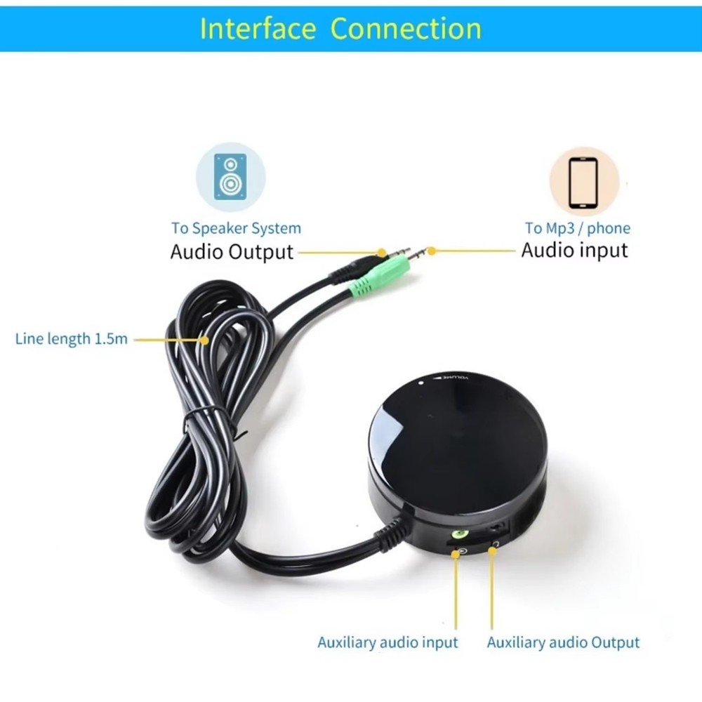 Wired Audio Volume Control, Aux 3.5mm, Signal Volume Control 8983