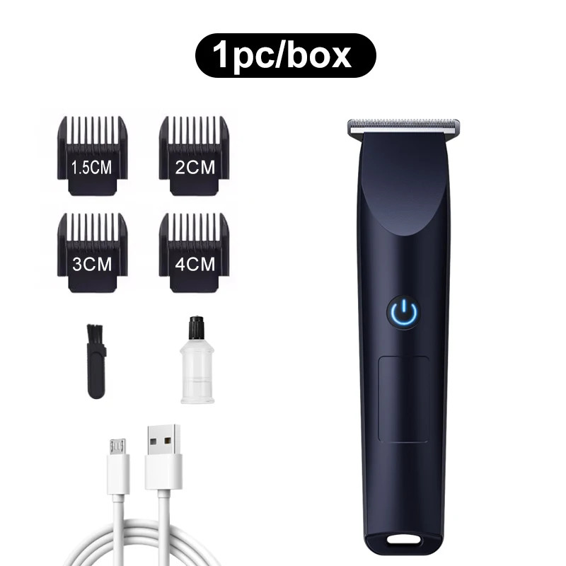 Hair Clipper Small for Home Use Replaceable Nozzle Supports Usb Charging Size