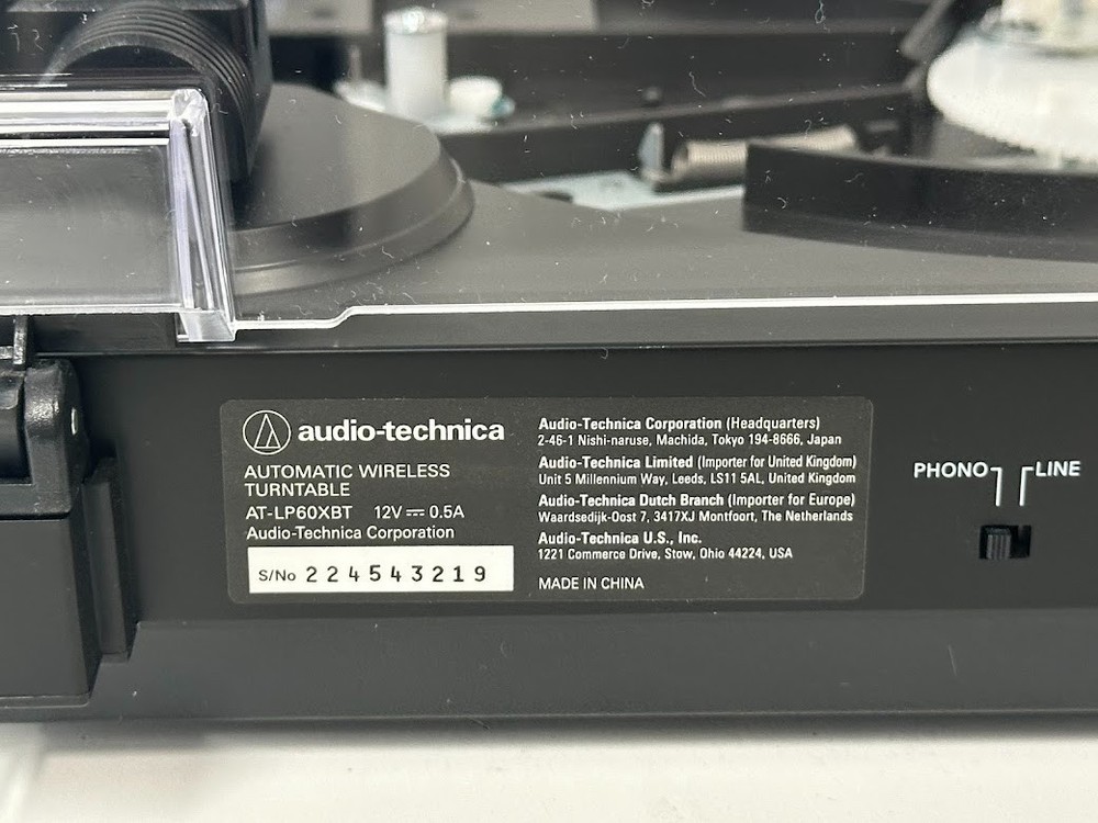 Audio-Technica AT-LP60XBT Turntable - Black