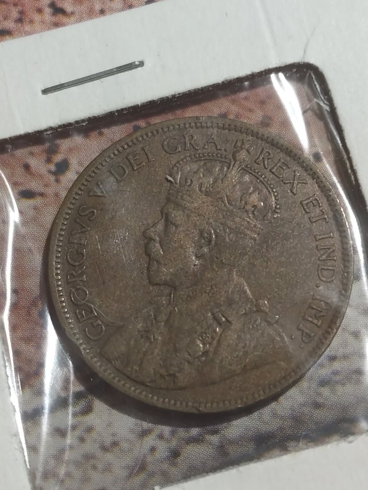 NEW FOUNDLAND Large Cent 1917 King George