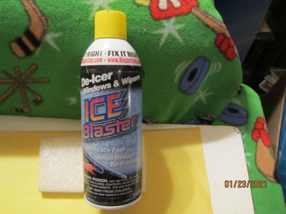 Ice Blaster De-Icer Windows & Wipers 10 oz Tin Can 3/4 Full Made by Blaster