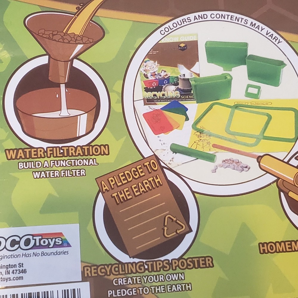 NEW Recycling Professor Ein-O Science Smart Boxes Save the Environment Kit