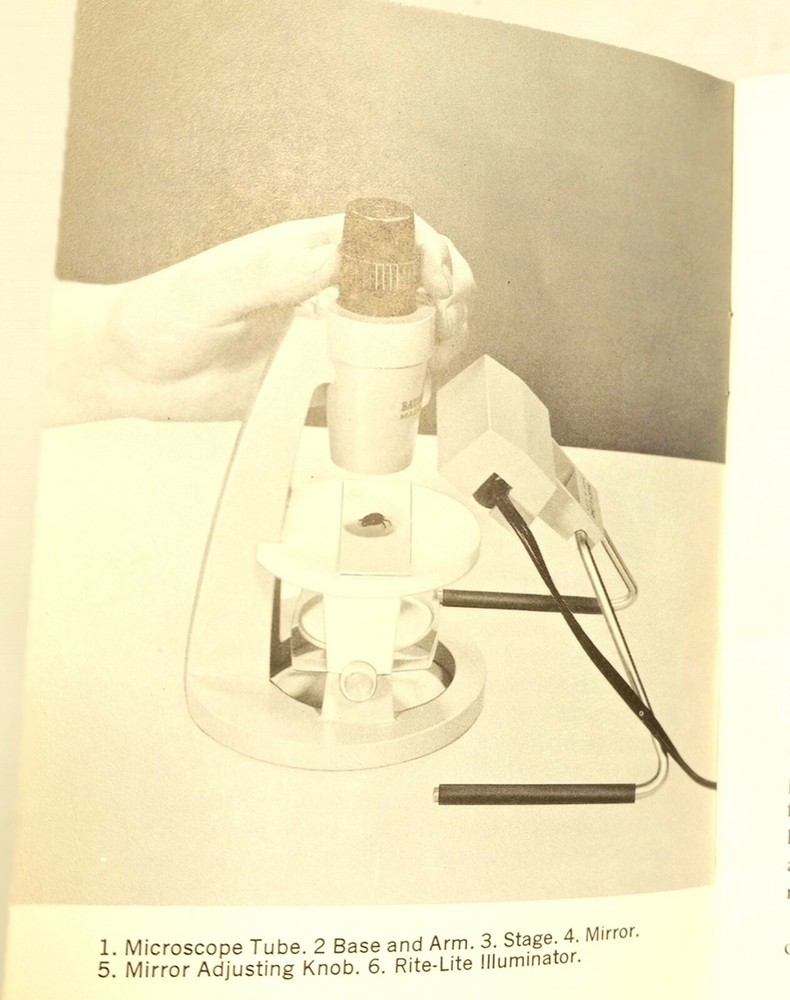 Bausch & Lomb Scholastic Microscopes Reference Manual ESM SSM STZ RITE-LITE ILLU