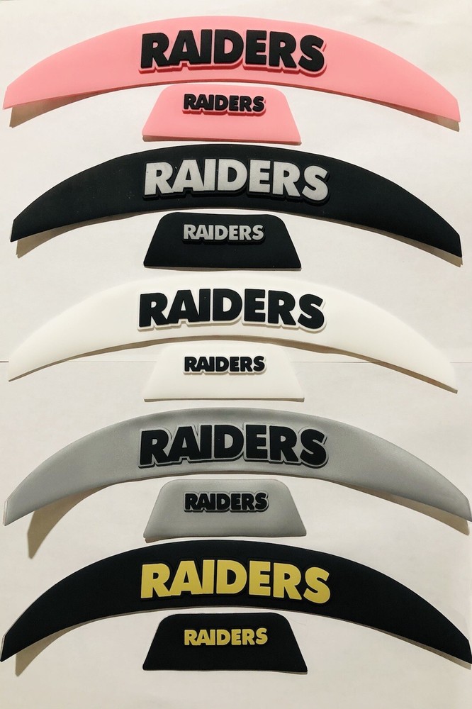 Raiders Full Size Speed Flex 3D Helmet Bumpers
