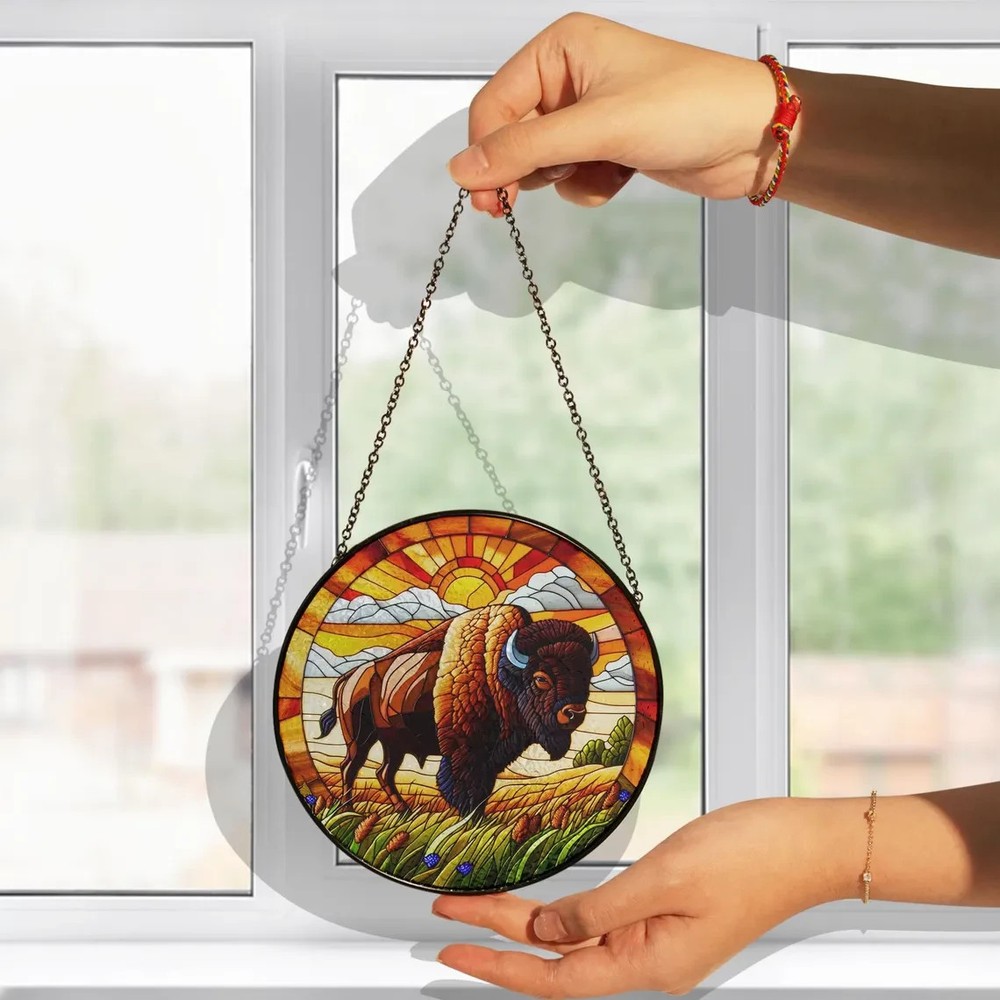 Personalized Boison Stained Glass Suncatcher, Decor Gift