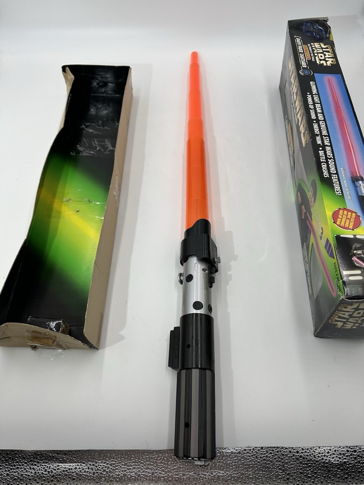 Hasbro Star Wars 1996 Darth Vader Electronic Lightsaber - Tested/Works