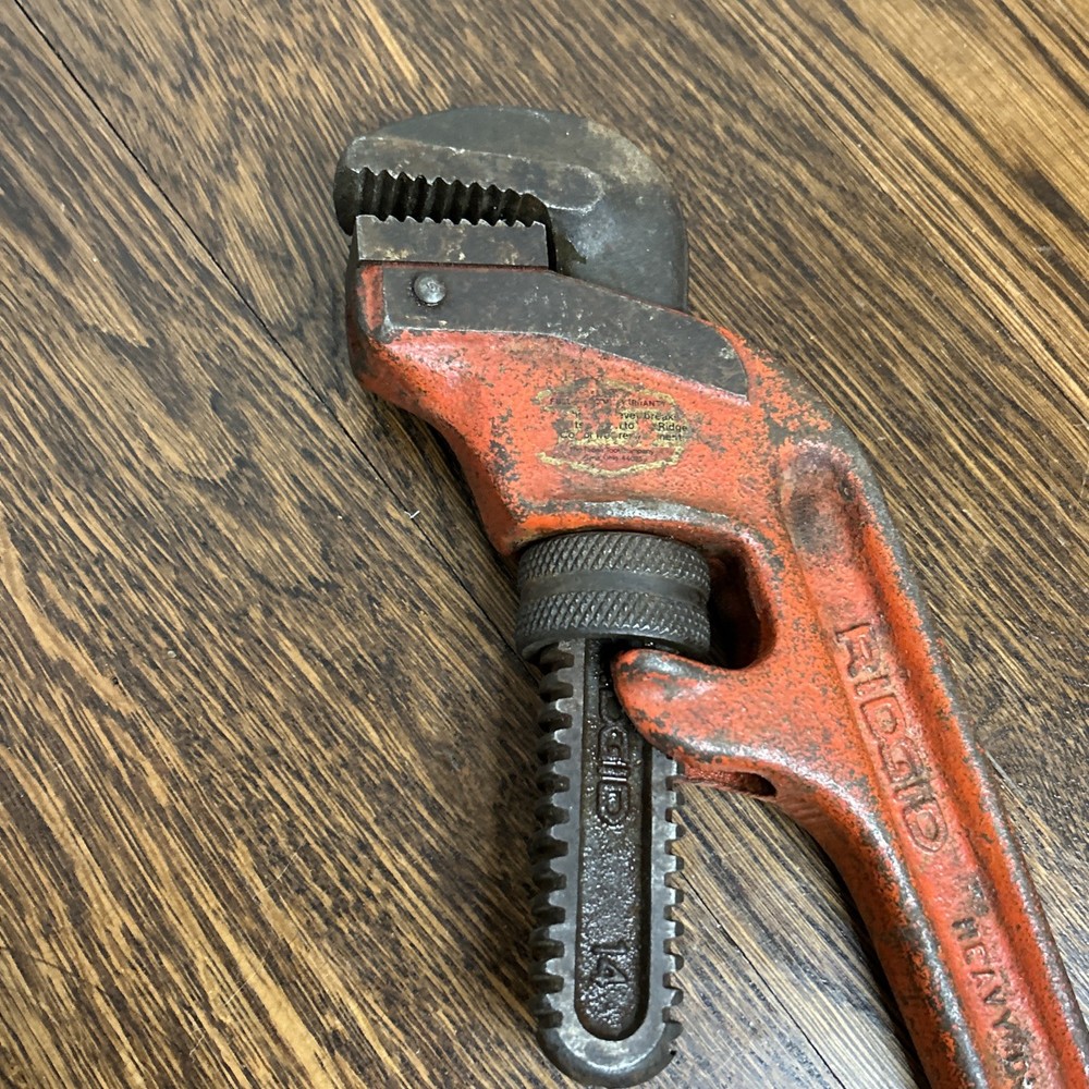 Ridgid E14 Offset Pipe Wrench Heavy Duty USA Made