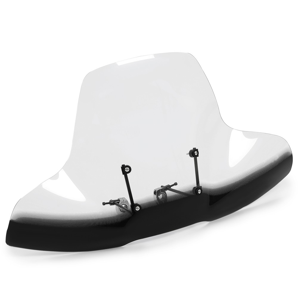 2-Tone Large Windshield Windscreen Screen Protector For ATV Motorcycle Harley