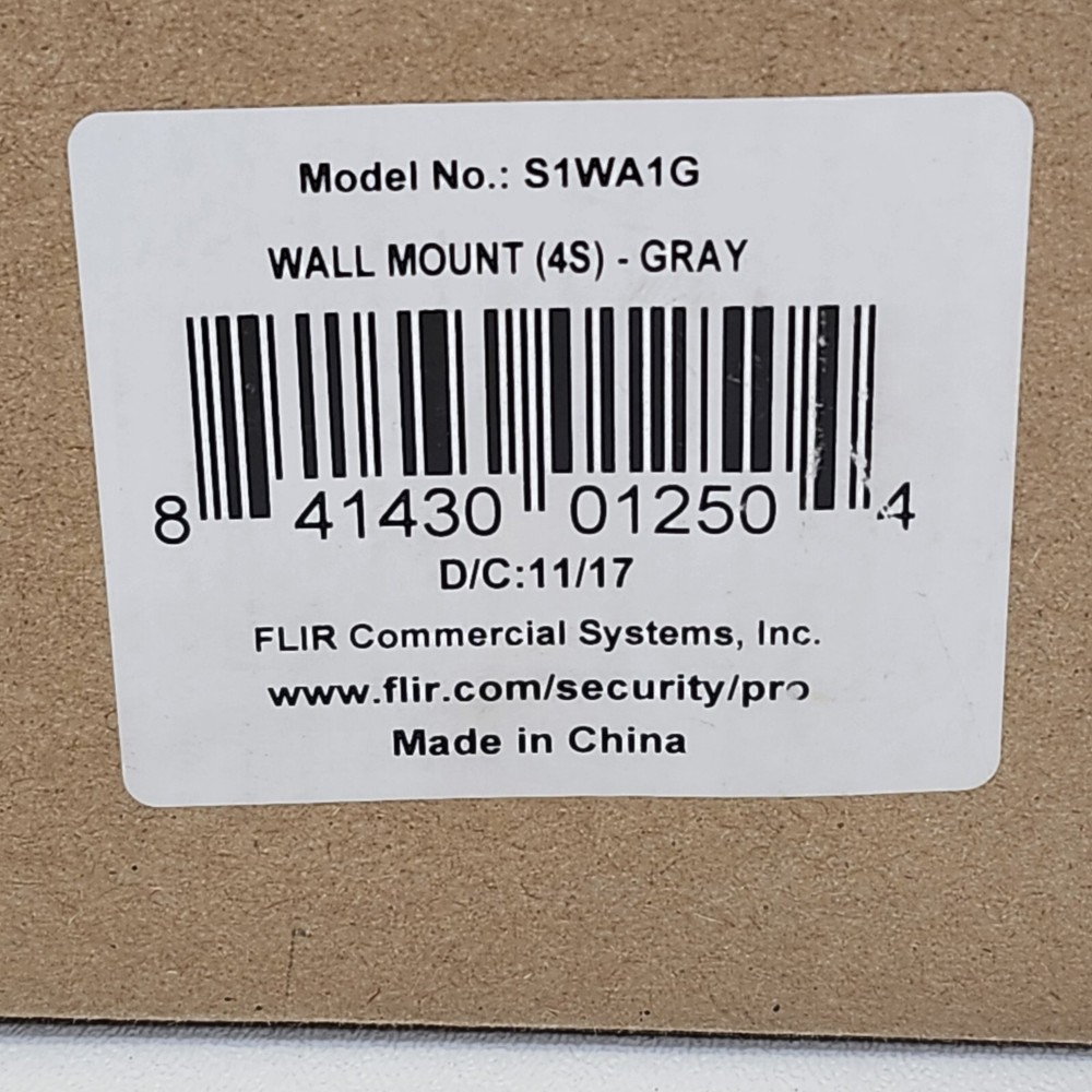 Lorex/Flir Genuine OEM S1WA1G Wall Mount (4S) Gray L Bracket Security Camera