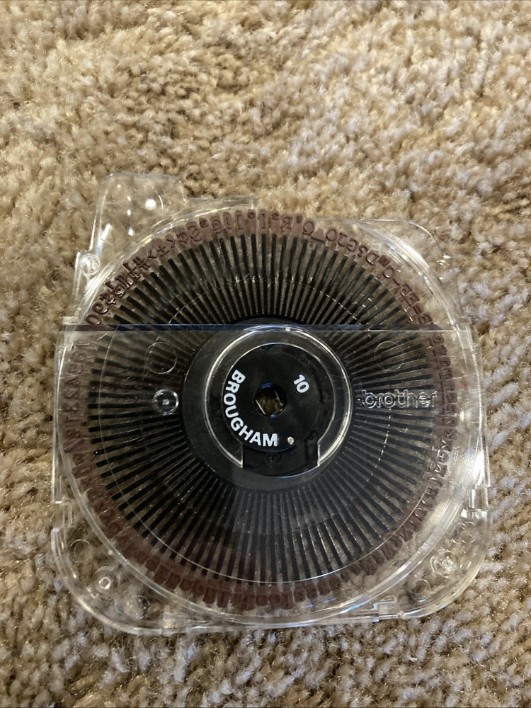 Compatible Brother Brougham 10 Typewriter Printwheel