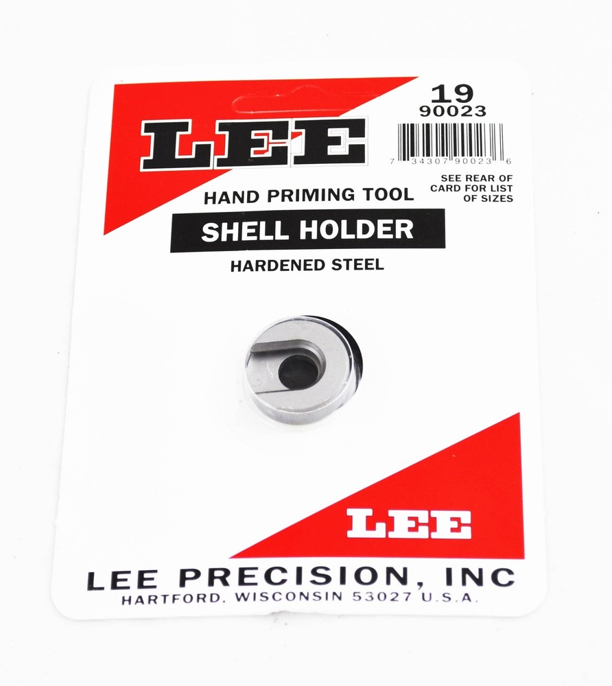 LEE PRECISION 90023 Auto Prime Hand Priming Tool Shellholder, 19 (9mm Luger, ...