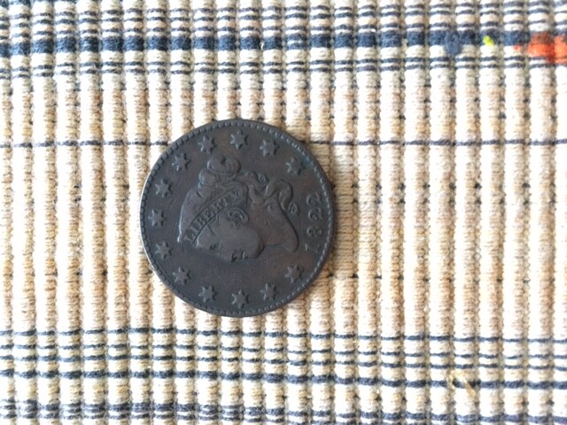 1822 CORONET HEAD LARGE CENT