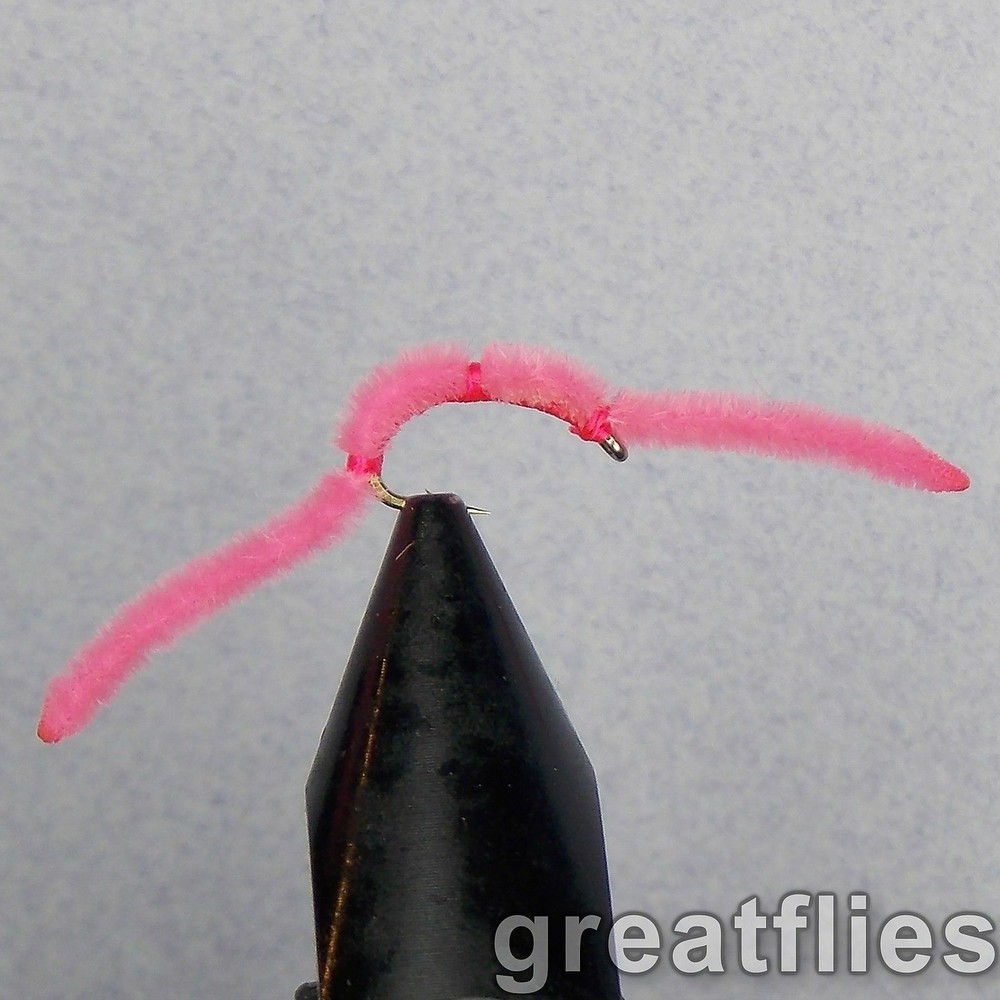 1 dozen (12) - San Juan Worm - PINK
