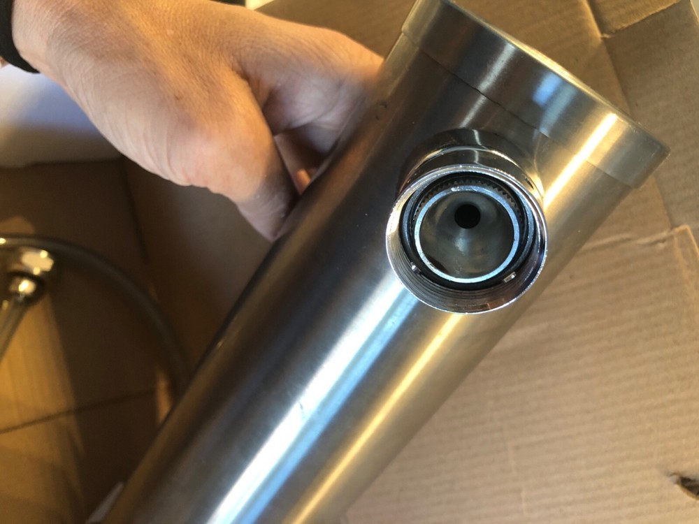 kegco 3” brushed stainless keg tower, single handle