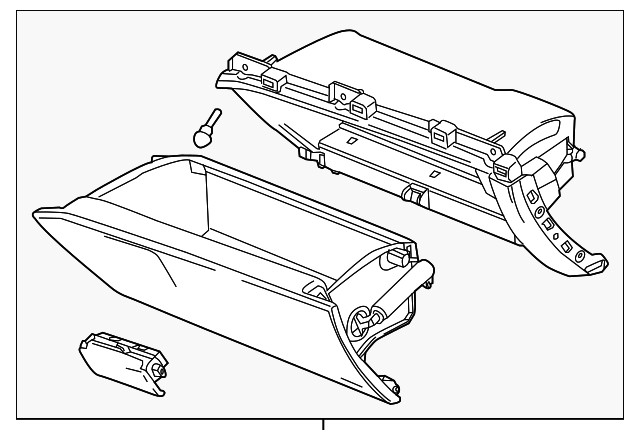 Genuine GM Compartment 42843000