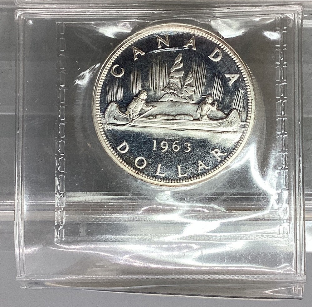 1963 Canada Silver Dollar - ICCS - PL 64