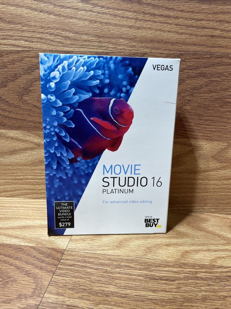 Vegas Movie Studio 16 Retail Box Disc