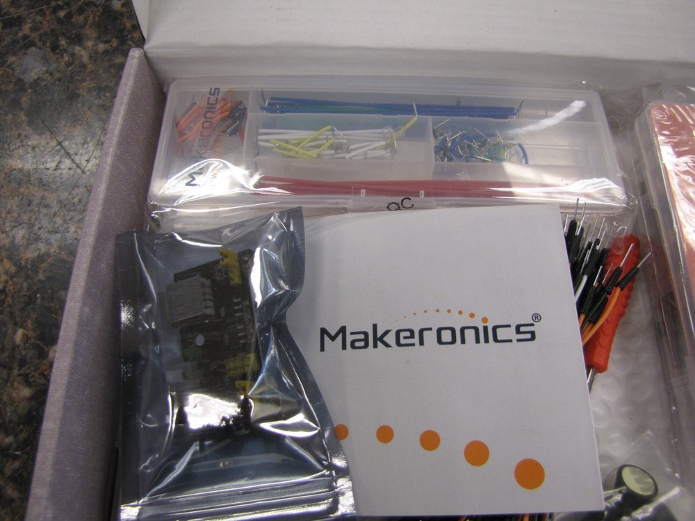 Makeronics Electronic Component Fun Kit Arduino Raspberry Pi - NEW in box
