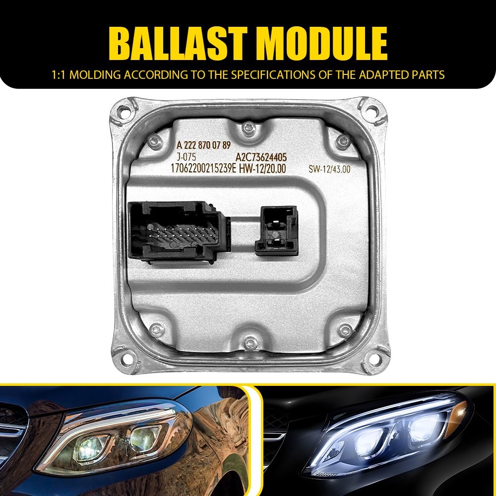 FOR MERCEDES GLE HEADLIGHT LED MODULE BALLAST RANGE CONTROL UNIT A2228700789