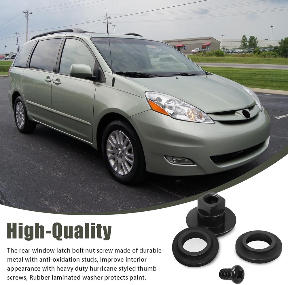Rear Window Latch Bolt Nut Screw Replacement