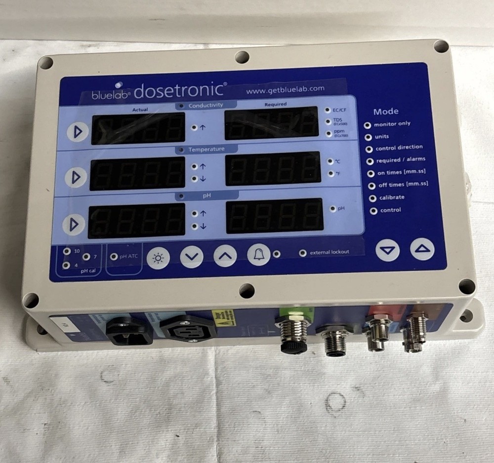 Bluelab pro controller with solenoid dosing system
