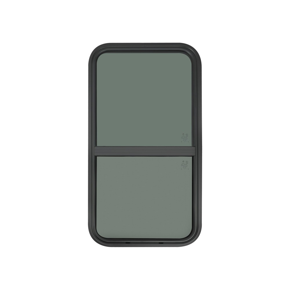 18" x 35" RV Window with Trim Ring Vertical Sliding Window Cargo Trailer Camper