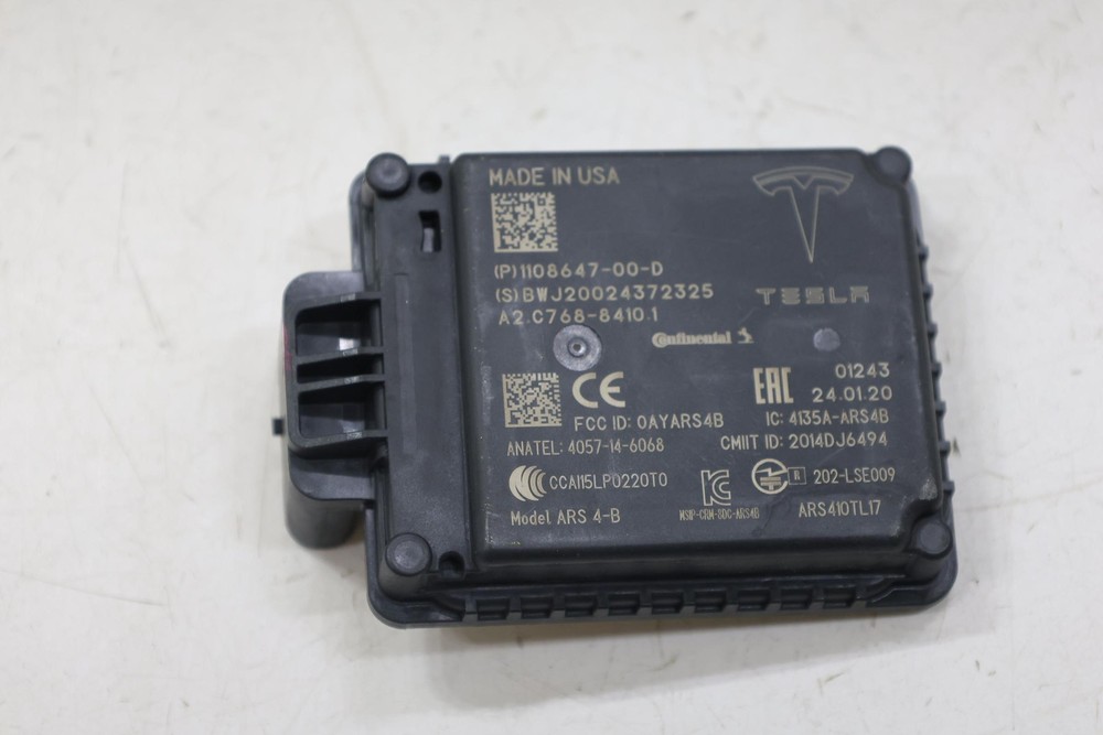 2017 - 2023 TESLA MODEL 3 CRUISE CONTROL DISTANCE SENSOR RADAR MODULE UNIT OEM