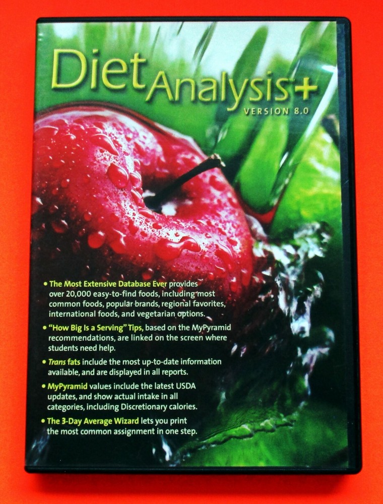 Diet Analysis Plus 8.0 *** FREE Shipping ***