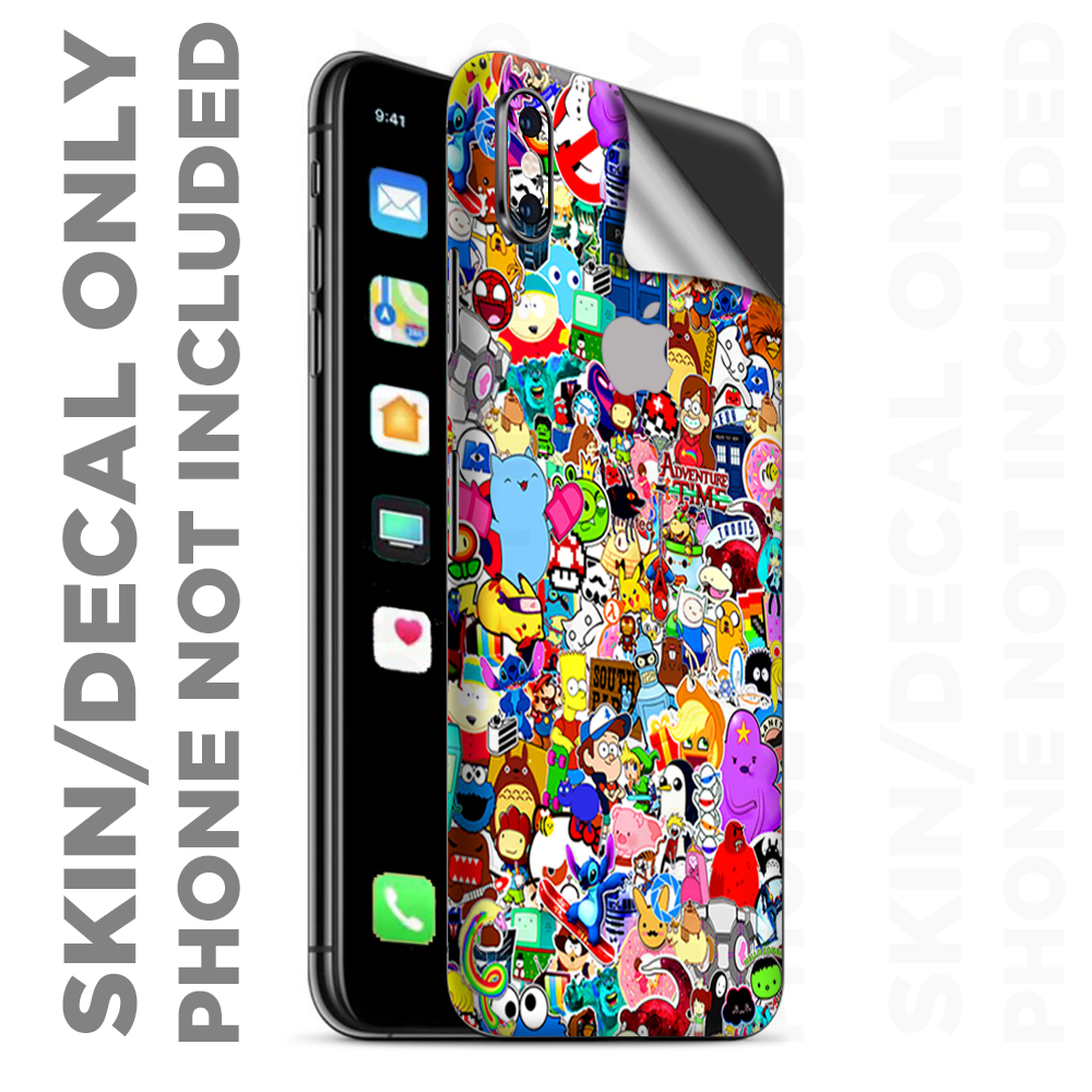 Skins Decal Wrap for Apple iPhone XS Max Sticker collage