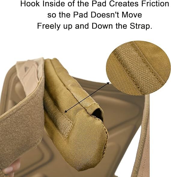 2 Pack Shoulder Strap Pad Vest Shoulder Backpack Strap Pads Fit 2'' US