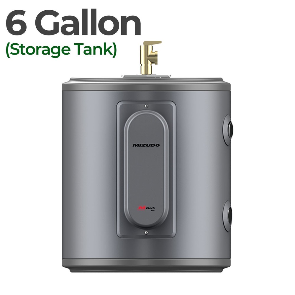 MIZUDO Electric Instant Hot Water Heater, 6 Gallon Storage Tank for Home/RV Use