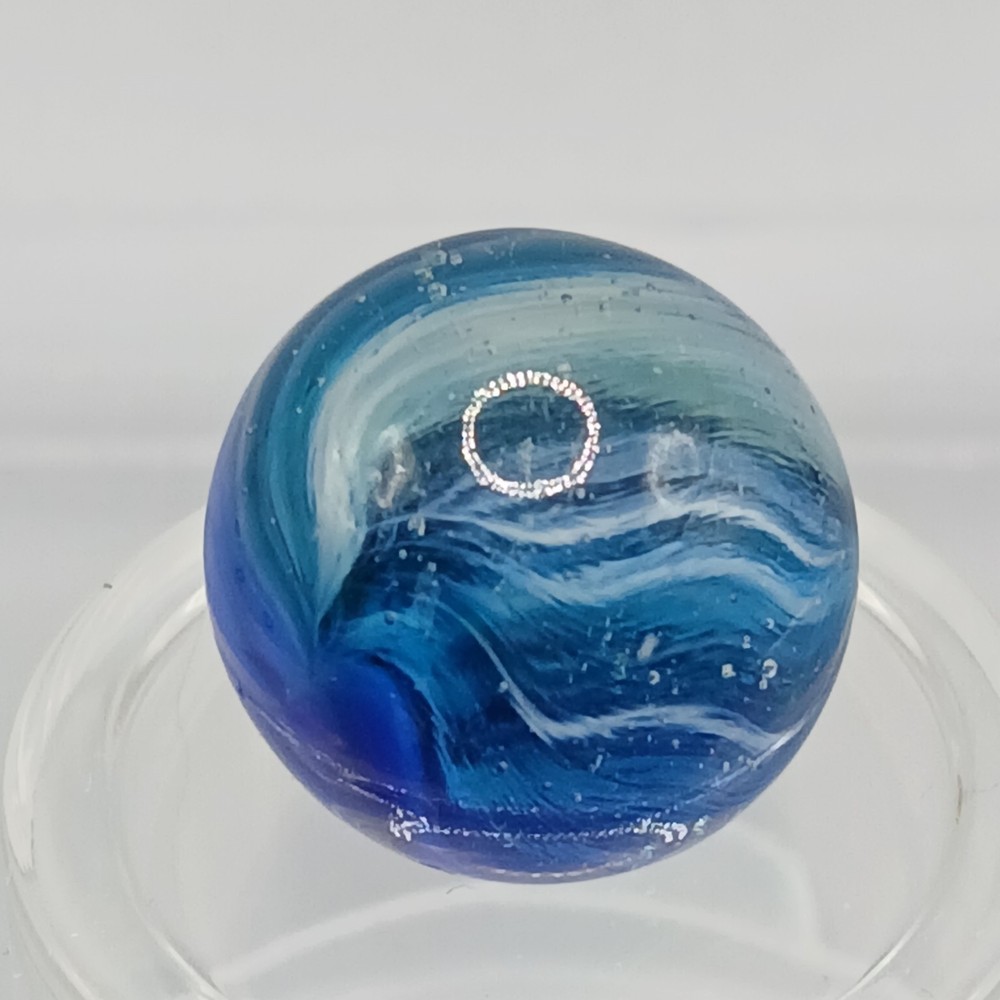 .61" Vintage Vitro Blue Phantom Conqueror Marble #Q98