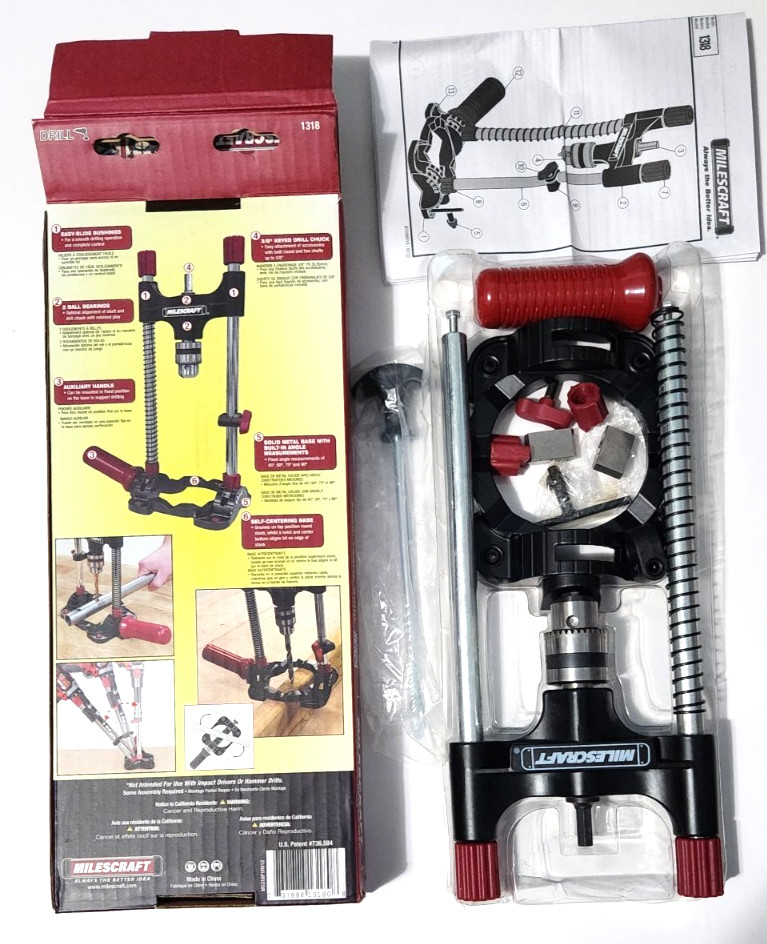 DRILLMATE PORTABLE DRILL PRESS MILESCRAFT The Better Idea!