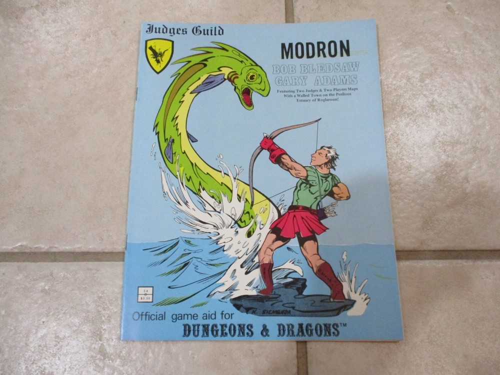 Judges Guild Modron with map