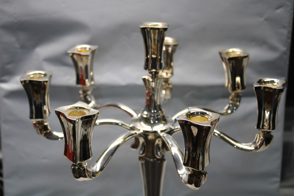 Hazorfim STERLING SILVER CANDELABRA 8 LIGHTS - #18677R